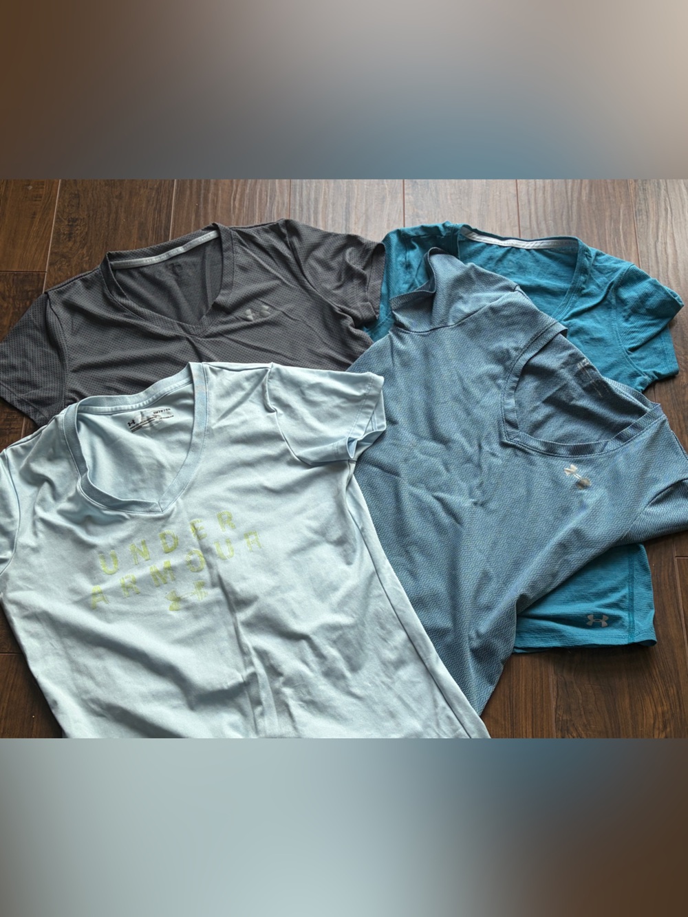 Under Armour Women's Short Sleeve Tees — Light Blue, Teal, Blue, Charcoal